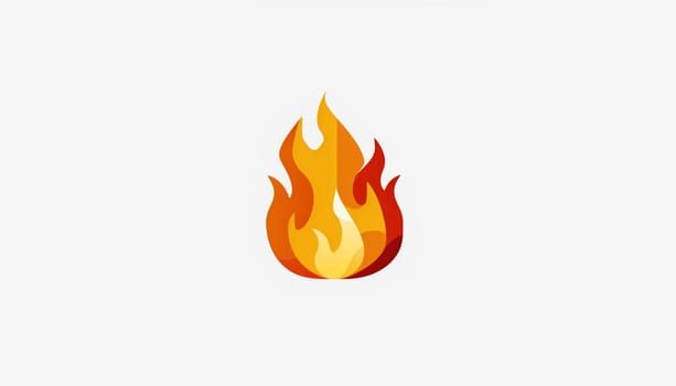 Fire flame animation isolated on white background. Cartoon style fire sprites for animation. Game user interface (GUI) element for video games, computer or web design. Bonfire burning frames. Flame burning energy