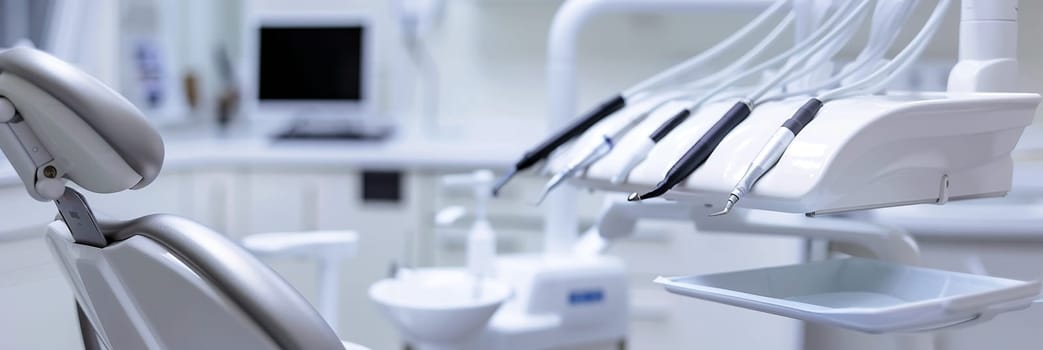 A modern dental practice. AI generative.
