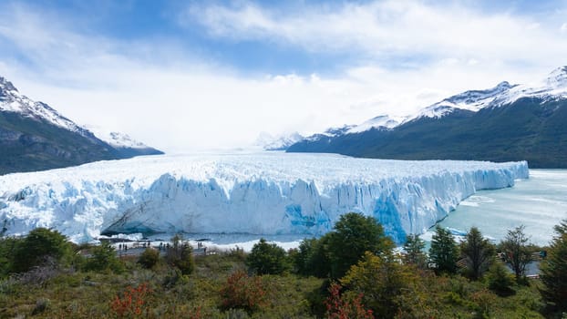 Perito Moreno glacier view, Patagonia landscape, Argentina. Patagonian landmark