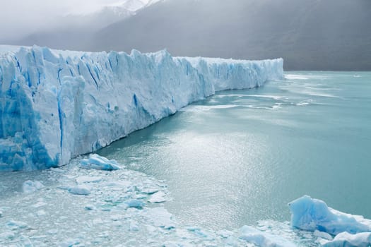 Perito Moreno glacier view, Patagonia landscape, Argentina. Patagonian landmark