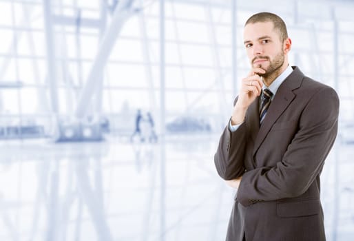 young business man portrait at the office
