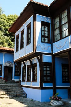 The Hindliyan House, an example of National Revival Architecture seen from its courtyard, Plovdiv, Plowdiw, Bulgaria 2022