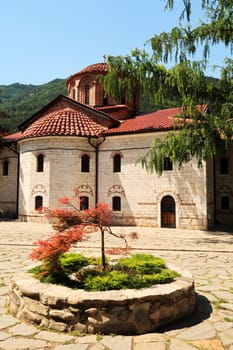 The Assumption of the Holy Virgin Church, the main church of the Bachkovo Monastery, close to Plovdiv, Bulgaria 2022