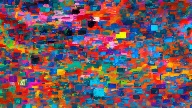 Abstract colorful texture with fractals