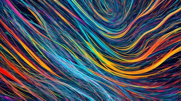 Abstract colorful texture with fractals