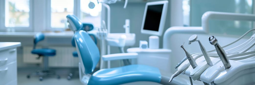 A modern dental practice. AI generative.
