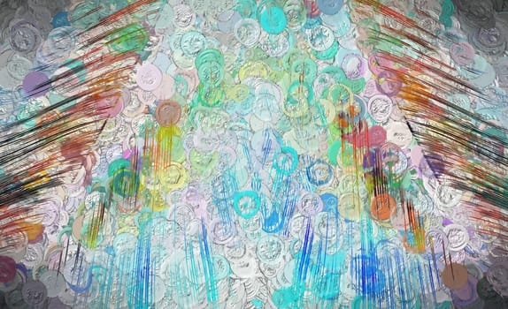 Digital Illustration Abstract Background Pattern