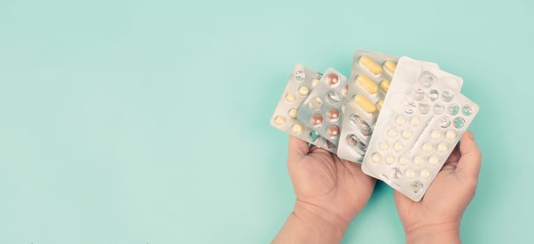 Medicine pill, addiction to supplements and overdosis, drug prescription, pharmacy tablets, health care and treatment, taking vitamins