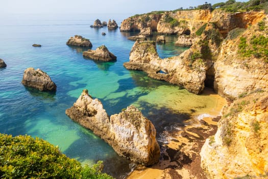 Praia de Boião, beach in Alvor near Portimão in Algarve region of Portugal