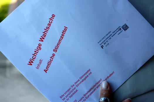 Ballot papers for postal voting   Thematic picture - European and local elections in Germany 2024
