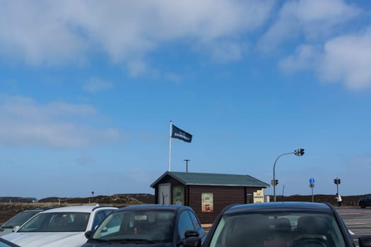 SYLT, GERMANY -MARCH  13, 2020: Sylt, Germany -March 13, 2020:  At the Beach bar Sansibar, Kampen, Sylt, North Frisia, Schleswig-Holstein, Germany, Europe