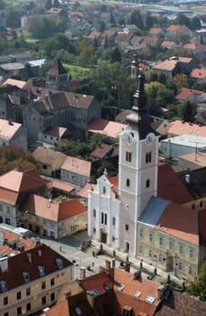 The parish church of St. Anne in Krizevci, Croatia