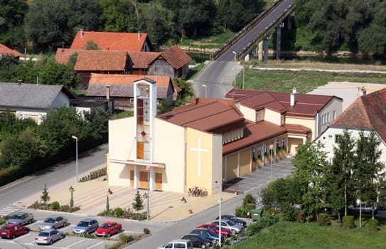 Parish Pastoral Center in Hrnetic, Karlovac, Croatia