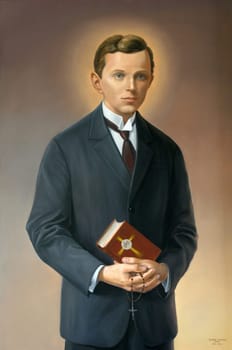 Blessed Ivan Merz by Zoran Homen, National Shrine of Saint Joseph in Karlovac, Croatia