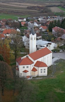 Parish Church of St. John of Nepomuk in Glina, Croatia