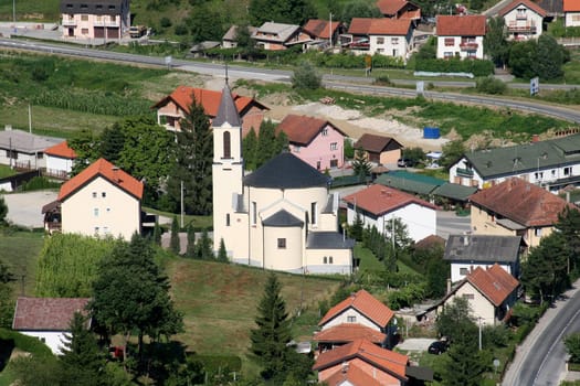 Parish church of the St. George in Durmanec, Zagorje region, Croatia