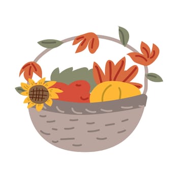 Autumn fall festival thanksgiving day elements background with vehicle. Fall harvest party design.Thanksgiving day banner, border or greeting card.