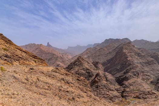 Mountains on the island of Gran Canaria, Spain
