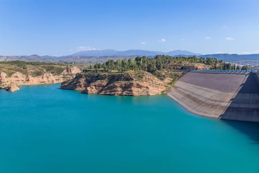 Lake Negratin reservoir, Sierra de Baza, Granada Province, Andalusia, Spain