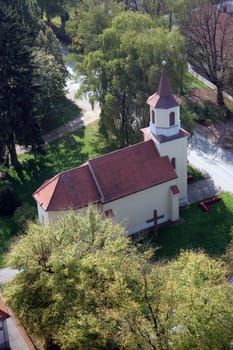 Saint Mark Krizin Chapel in Krizevci, Croatia