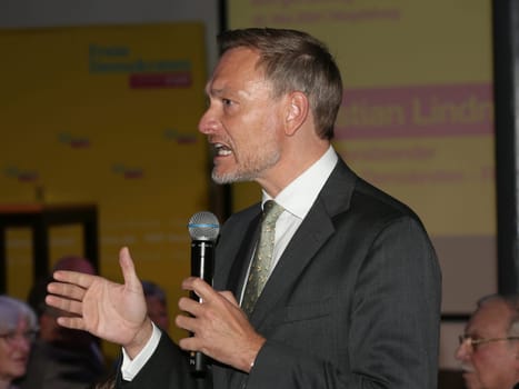 Christian Lindner beim FDP Bürgerdialog am 30.05.2024 in Magdeburg