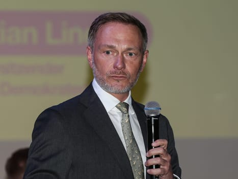 Christian Lindner beim FDP Bürgerdialog am 30.05.2024 in Magdeburg