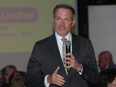 Christian Lindner beim FDP Bürgerdialog am 30.05.2024 in Magdeburg