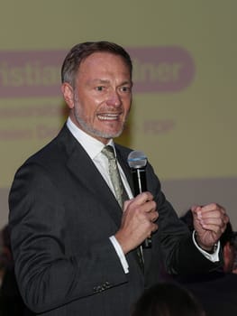 Christian Lindner beim FDP Bürgerdialog am 30.05.2024 in Magdeburg