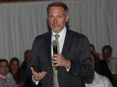 Christian Lindner beim FDP Bürgerdialog am 30.05.2024 in Magdeburg