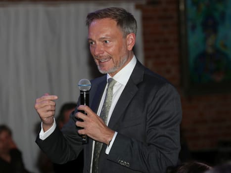 Christian Lindner beim FDP Bürgerdialog am 30.05.2024 in Magdeburg