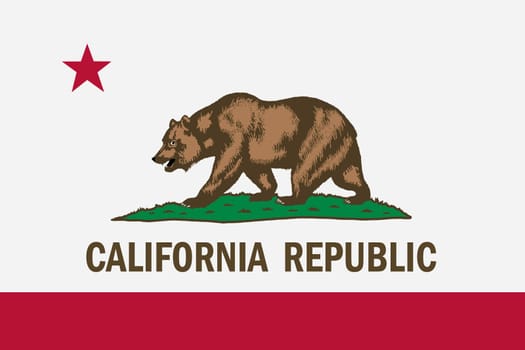 A California State Flag background illustration