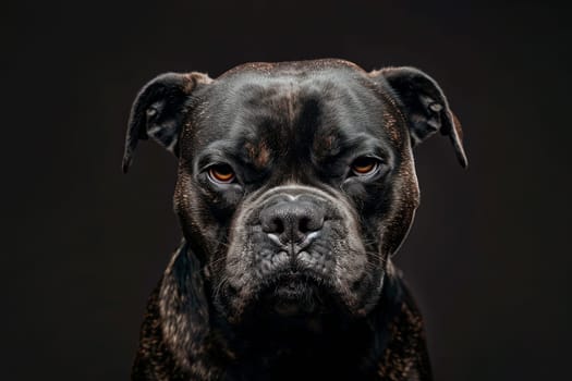 Portrait of purebred american staffordshire terrier dog. AI generated