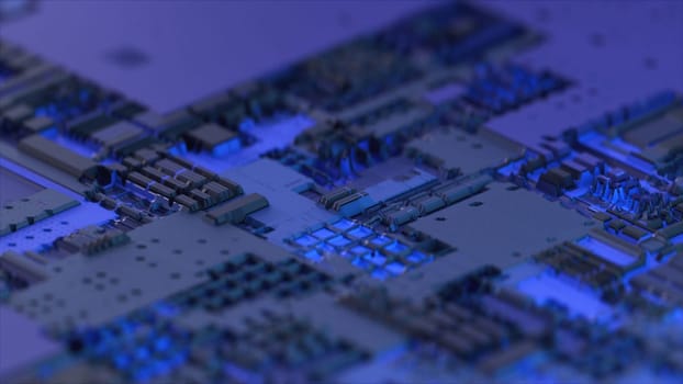 sci-fi concept. Computer generated 3d render