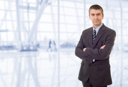 young business man portrait at the office