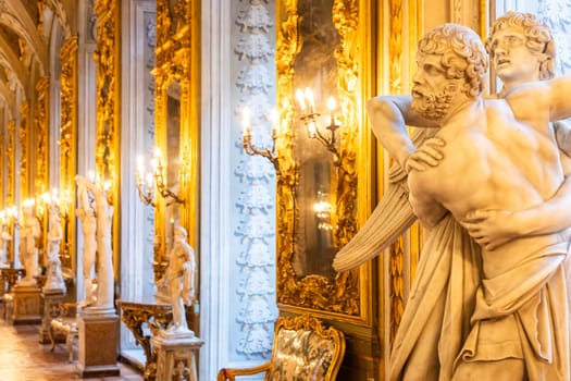 Rome, Italy - 28 December 2023: Doria Pamphilj Gallery, 16th century luxury palace