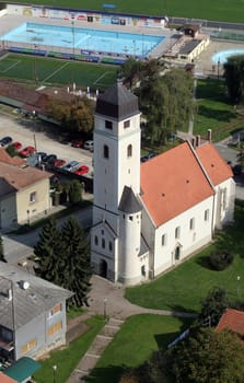 Church of the Holy Cross in Krizevci, Croatia