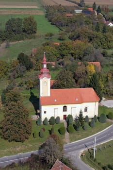 Parish Church of the Sacred Heart of Jesus and Saint Ladislaus in Mali Raven, Croatia