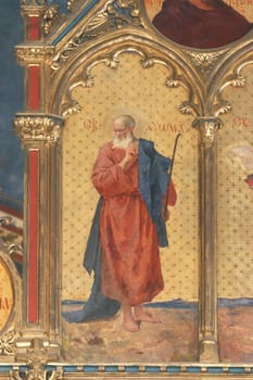 Saint Thomas, iconostasis in the Greek Catholic Cathedral of the Holy Trinity in Krizevci, Croatia
