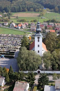Parish Church of Our Lady of Snows in Kutina, Croatia