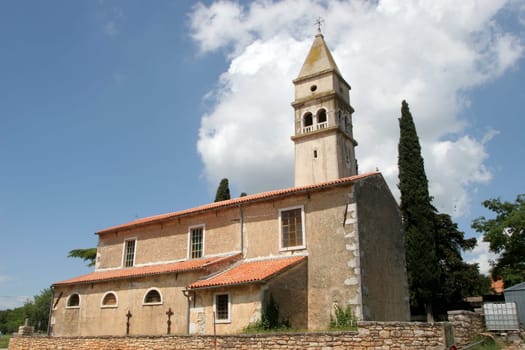 Parish Church of St. John the Baptist in Labinci, Croatia