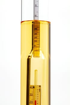 Professional alcohol meter with temperature correction for grading alcoholic beverages.