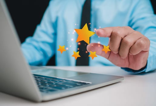 Satisfaction feedback review, very good quality most, Customer Satisfaction Survey concept, Service experience rating online application, Customer evaluation product service quality.