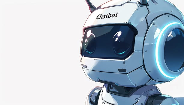 Chatbot icon animation. AI cyberspace support service. Online support bot. Robot icon. Bot sign design. Chatbot symbol concept. Voice support service bot. Online support bot. Motion graphics. Speech bubble. 4k video