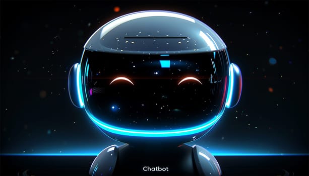 Chatbot icon animation. AI cyberspace support service. Online support bot. Robot icon. Bot sign design. Chatbot symbol concept. Voice support service bot. Online support bot. Motion graphics. Speech bubble. 4k video
