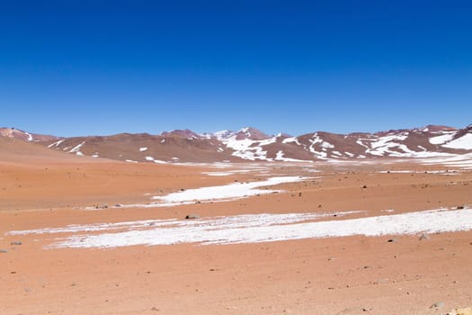 Bolivian mountains landscape,Bolivia.Andean plateau view