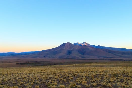 Bolivian mountains landscape,Bolivia.Andean plateau view