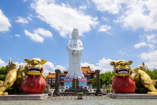 Keelung, Taiwan 14 August 2023: Zhongzheng Park in Keelung of Taiwan
