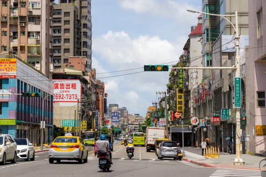 Taipei, Taiwan 25 July 2023: Taipei city downtown