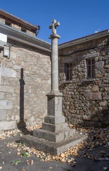 Caceres, Spain - Jan 20th, 2024: Jarramplas Festival of Piornal, Caceres, Spain. Traditional turnip-throwing festival