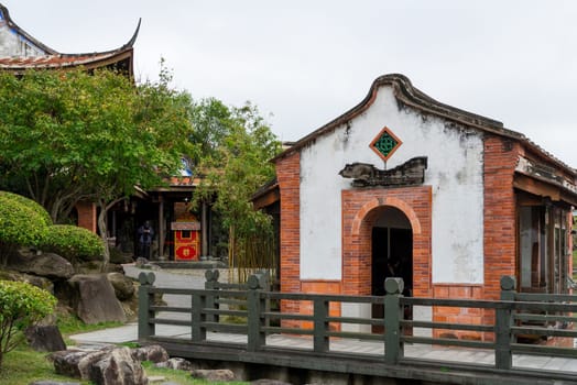 Taipei, Taiwan 26 November 2023: Lin An Tai Historical House and Museum in Taipei city